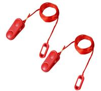 2uds Llave Magnética de Seguridad para Cinta de Correr, Interruptor de Seguridad Magnético Universal para la Mayoría de Las Máquinas para Correr (Ovalada Plana)