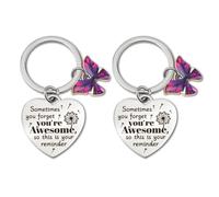 2uds Llaveros Inspiradores, Dije de Mariposa Llavero Motivacional Llavero Aliento Llavero de Regalo para Mujeres Amistad Compañeros de Trabajo Trabajo en Equipo Agradecimiento