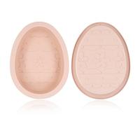 2uds Moldes de Silicona para Chocolate, Moldes de Chocolate de Pascua Grande en Forma de Huevo Moldes de Silicona para Dulces Huevo Rompible para Fiesta de Horneado de Pascua