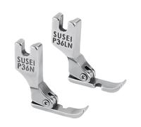 2uds Pie Prensatelas para Máquina de Coser, de Metal Pie Prensatelas Cremallera Compatible con Singer Brother Janome Juki Babylock Elna White Necchi Simplicity y Riccar Máquinas de Coser