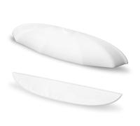 2uds Protectores Cámara Visión Trasera Coche, Impermeables Silicona Cubierta Cámara Visión Trasera Universales Protector Accesorios para Vehículos Camiones y Cámaras de Marcha Atrás (Blanco)