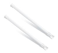 2uds Rejas de Seguridad para Ventanas, 30-50cm Protector de Puerta Corredera Ajustable Dispositivos de Seguridad para Puertas de Reja Antirrobo Ventana para el Hogar y la Oficina (Blanco)