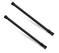 2uds Rejas de Seguridad para Ventanas, Barras Seguridad para Ventanas Ajustable de 30cm Protector de Ventana Fijo Reja Antirrobo Ventana Protectores de Ventana para Mayor Seguridad (Negro)