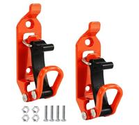 2uds Soporte de Pala Baca, Naranja Soportes Montaje Pared Abrazaderas Portaequipajes Kit Abrazadera Puño Rápido con Tornillos Tuercas Accesorios para Portaequipajes para Camión Coche Barco