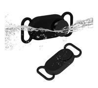 2uds Soporte para Collar de Perro para Galaxy Smarttag2, Soporte para Collar para Mascotas Impermeable Funda Protectora Soporte para Collar de Gato Compatible con Samsung Smart Tag 2 (Negro)