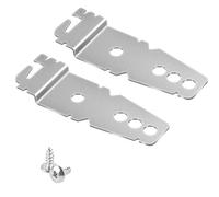 2uds Soporte para Lavavajillas para Whirlpool, Debajo del Mostrador Clips Lavavajillas 8269145 Dishwasher Mounting Bracket con Tornillos Compatible con GE Samsung Whirlpool