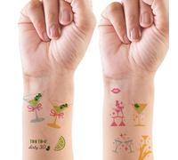 2uds Tatuajes Temporales Martini Sucio, Pegatinas Tatuaje con Temática Cóctel Decoración Divertida para Fiesta de 30 Cumpleaños para Mujeres Artículos Despedidas Soltera