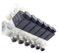 2V025-08 Válvula solenoide neumática normalmente cerrada: dispositivo enchufable bidireccional for control de fluidos(3 combinations)