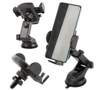 2V1 Carrier de automóvil ajustable telescópico universal para un teléfono con succión