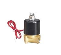 2W025-08 1/4 "2 posiciones 2 puertos válvula solenoide de aire 12V agua Control neumático DC12v DC24v 220v(Zinc Alloy Body,Motor With Bracket)