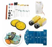 2WD Robot Auto Chasis Kit con Motor de Engranaje para Arduino DIY Smart Car Tracking Línea Seguimiento Plataforma Robot con chip LM393 Control de rueda única para proyectos de educación y afición