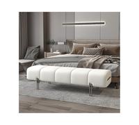 2WFYJNITP Asiento Acolchado Taburete de Extremo Cama, Taburete Delantero for Dormitorio, sofá, Cuero Reposapiés