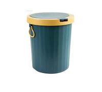2WFYJNITP Cubierta de cocina Bote de basura gran capacidad con tapa for uso doméstico, sala estar, cocina, dormitorio, baño, oficina para Office(Grande)