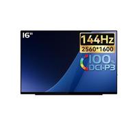 2WFYJNITP Juegos en casa Pantalla Externa portátil de Oficina 16 Pulgadas y 2,5 K con subpantalla Audio Video for Juegos Alta frecuencia actualización 144 Hz Segunda Pantalla