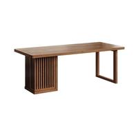 2WFYJNITP Mesa de Escritura Escritorio de Oficina en casa Madera Maciza, Mesa PC, Escritorio Chino, estación Trabajo con gabinete Almacenamiento Escritorio(L)