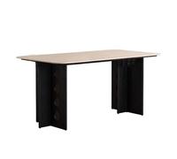 2WFYJNITP Mesa de Escritura Mesa de Comedor Rectangular Moderna con Tablero losa Roca y Marco Madera Maciza, espaciosa estación Trabajo for el hogar Escritorio(M)