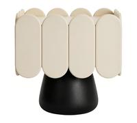 2WFYJNITP Mesita Auxiliar Mesita de Noche con Base Columna un Solo cajón, Bordes elevados for Uso Almacenamiento en Dormitorio