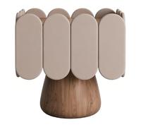 2WFYJNITP Mesita Auxiliar Mesita de Noche con Base Columna un Solo cajón, Bordes elevados for Uso Almacenamiento en Dormitorio
