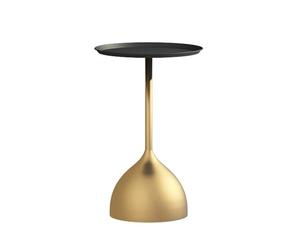 2WFYJNITP Sala de Estar Mesa Auxiliar Redonda, estantería for Sala de Estar, Mesa for el hogar, aparador for sofá, Creativa y Sencilla for Actividades Centro(Gold)