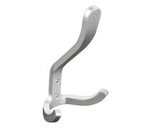 2WFYJNITP Sombrero Ganchos de aluminio montados en la pared, estante carga pesada, perchas, puerta, ropa, abrigo, cocina, baño, organizador accesorios for colgar Organizador(Silver)