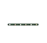 2WFYJNITP Sombrero Perchero de pared verde bambú for puerta entrada, sin agujero, 6 ganchos Organizador(Pequeño)