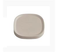 2WFYJNITP Soporte para macetas de patio Base de plástico móvil for macetas, ruedas universales ocultas, bandeja for bonsáis(Beige,Medio)