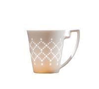 2WFYJNITP Tazas de té Exquisita taza tallada a mano. Juego de 1 café cerámica con capacidad 9.47 oz for recibir invitados y preparar té para café con leche