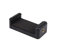 2X 1/4 Pulgada Adaptador de Tornillo para Zapata Caliente de Flash Montaje Trípode Sostenedor de Clip de Teléfono para Cámara Réflex Digital