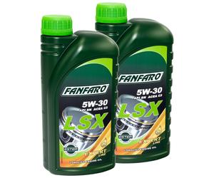 2x 1 Aceite de Motor Litros FANFARO 5W-30 Lsx Longlife VW 504 00 507 00