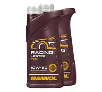 2x 1 Litro Aceite de Motor 10W-60 Mannol Carreras Totalmente Sintético VW BMW