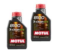 2X 1 Litro MOTUL 8100 X-CLEAN EFE 5W-30 Aceite Motor Para VW 505.01 MB 229.52