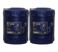 2x 10 Litros Original MANNOL Aceite Hidráulico Hydro ISO 32 Fluido Hidráulico
