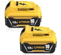 2X 10000mAh/10.0Ah Batería de Repuesto para Dewalt Batería 18V DCB184 DCB182 DCB181 DCB180 DCB201 DCB200 DCB204 con indicador LED