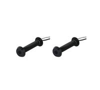 2X 1080P Tuya Life Home Visor Digital Mirillas Cámara de Puerta Ojo WiFi IR Visión Nocturna Cámara de Ojo de Puerta Enchufe Europeo Negro