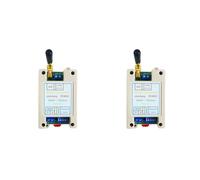 2X 12V 24V Din Rail DIP RS485 Transceptor Inalámbrico 20DBM -121dBm UART Transmisor y Receptor Módulo Modbus RTU