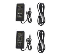 2X 12V 5A 60W Adaptador de Fuente de Alimentacion para Tira de Luz LED RGB SMD 3528 5050