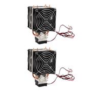 2X 12V 6A Termoeléctrico Peltier Semiconductor Refrigerador Refrigeración Sistema de Refrigeración Equipo de Ventilador del Refrigerador para