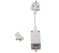 2X 13A AC240V Leakage Protection Rcd Socket Adaptor Home Circuit Breaker Leakage Protection Plug- Uk Plug