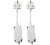 2X 13A AC240V Leakage Protection Rcd Socket Adaptor Home Circuit Breaker Leakage Protection Plug- Uk Plug