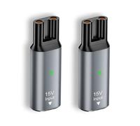 2X 15V HQ8505 Tipo C Adaptador de Máquina de Afeitar ChargingConverter para Norelco One Blade Pro QP6520 QP6530QP6510 BeardTrimmer B