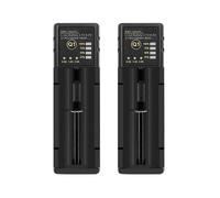 2X 18650 Cargador de Batería 26650 USB Inteligente Níquel Hidrógeno Aa Aaa 21700