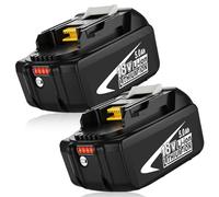 2X 18V 5.0Ah Reemplazo para Makita Bateria BL1850B BL1860B BL1850 BL1860 BL1840B BL1830B BL1820B BL1840 BL1830 BL1820 con indicador