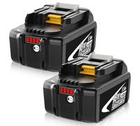 2X 18V 5.5Ah Repuesto para Makita Batería 18V para BL1860B BL1850 BL1860 BL1850B BL1840B BL1840 BL1830B 194205-3 194309-1 194204-5 196399-0 Herramientas eléctricas(Negro Blanco)