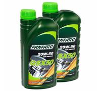 2x 1Liter FANFARO Aceite de Motor GSX 50 20W-50 Api Sn / CH-4 Universal