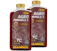 2x 1Liter Jardín Cortacésped Aceite de Motor Agro Forma S Mannol Máquinas para