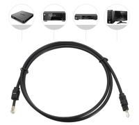 2X 1M 3Ft Toslink A Plug 3.5mm Cable de Audio óPtico Digital SPDIF Chapado en Oro
