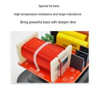 2X 2 Ways 350W Speaker Treble+Bass Frequency Divider Crossovers Filter