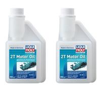 2x 250 mL LIQUI MOLY Aceite Motor Marine 2T HC-Sintético NMMA TC-W3