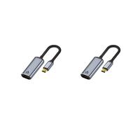 2X 2500Mbps 2.5G USB C Adaptador Ethernet 2.5 Gigabit Tipo C Una Lan RJ45 Tarjeta de Red para Pro Adaptador USB 3.0
