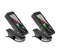 2X 3 en 1 afinador de guitarra generador de metrónomo pantalla LCD con clip para guitarra cromática bajo ukelele violín
